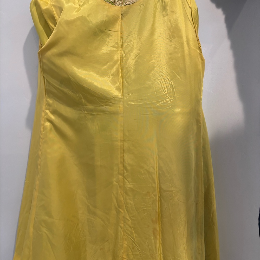 Incredible Vintage 50’s, 60’s Metallic Brocade Dress and Coat Set - Picture 16 of 16